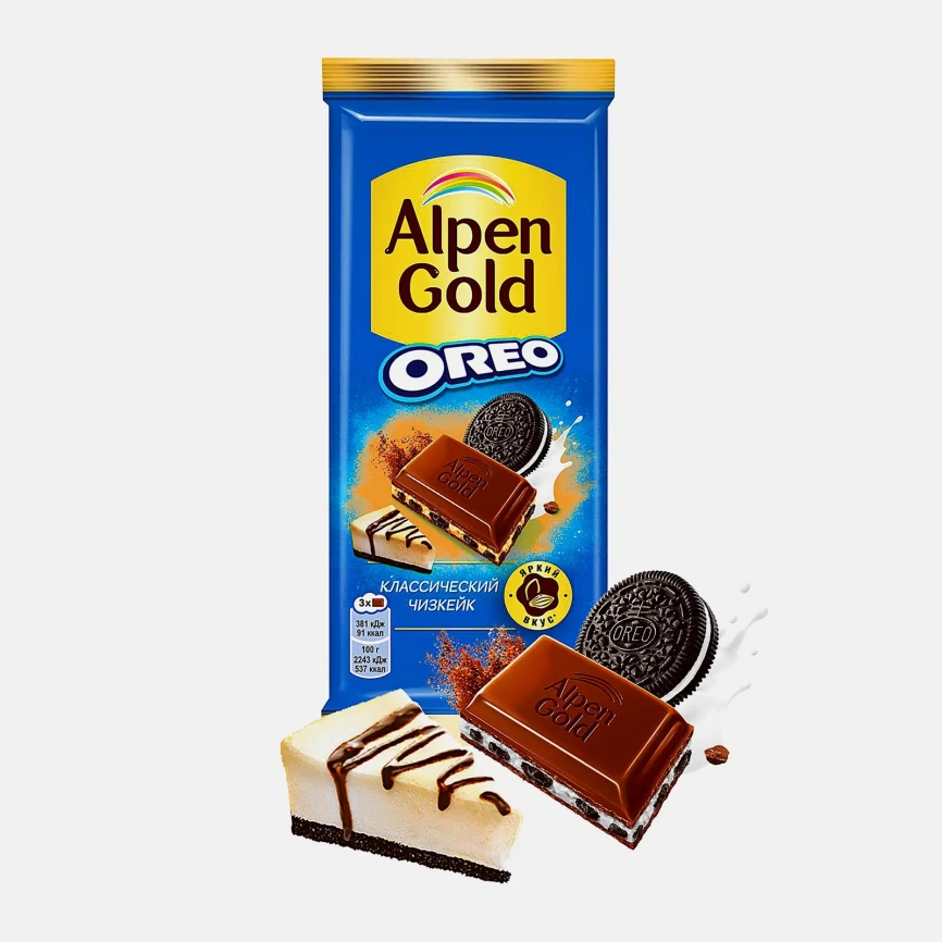 Шоколад Классический Чизкейк Alpen Gold 85/90г фото 1