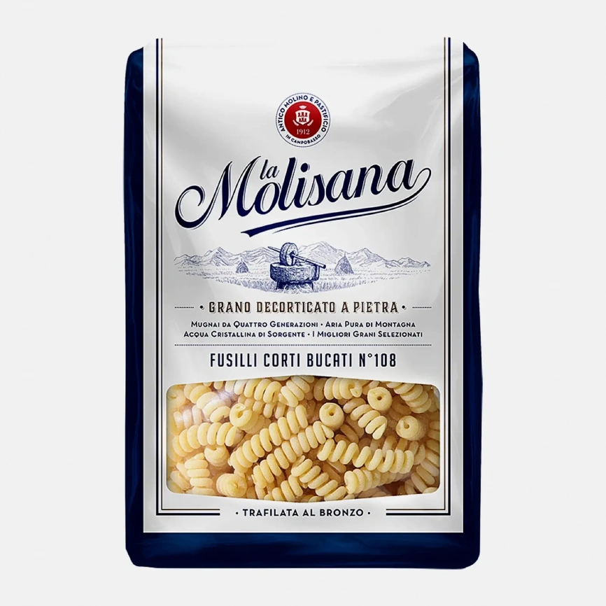 Макароны La Molisana Fusilli Corti Bucati №108 450г фото 1