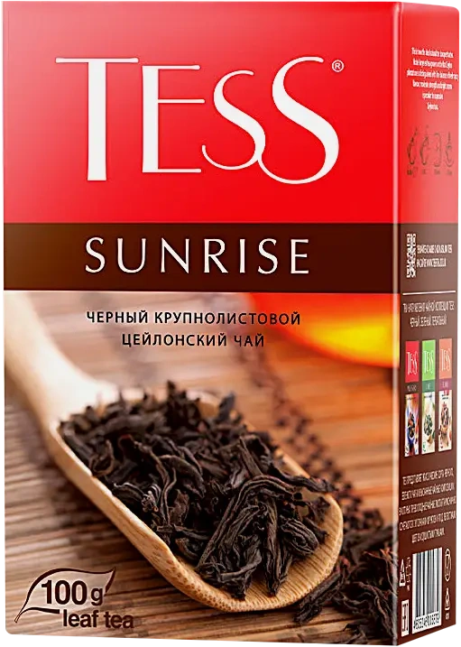 Чай черный Tess Sunrise 100г фото 3