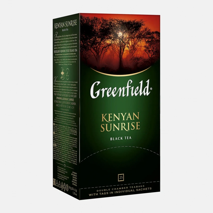 Чай черный Greenfield Kenyan Sunrise 25пак фото 2