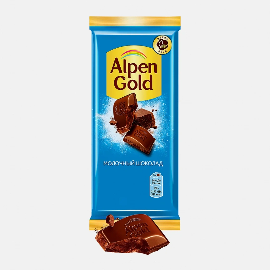 Молочный шоколад Alpen Gold 80г фото 1