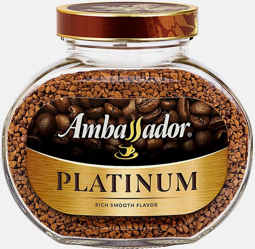 Кофе растворимый Ambassador Platinum 95г фото 1