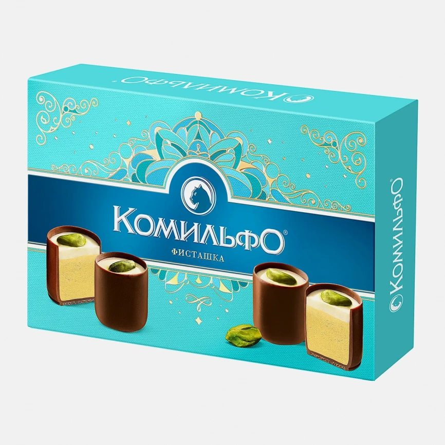 Конфеты шоколадные Фисташка Комильфо 116г фото 2