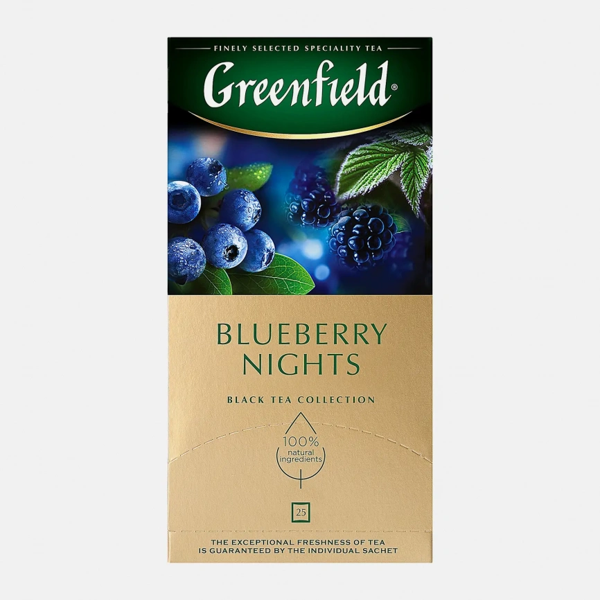 Чай черный Greenfield Blueberry Nights 25пак фото 1