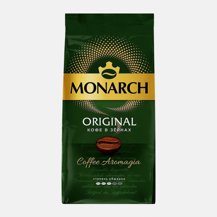 Кофе в зернах натуральный жареный Ориджинал Monarch 230г фото 1