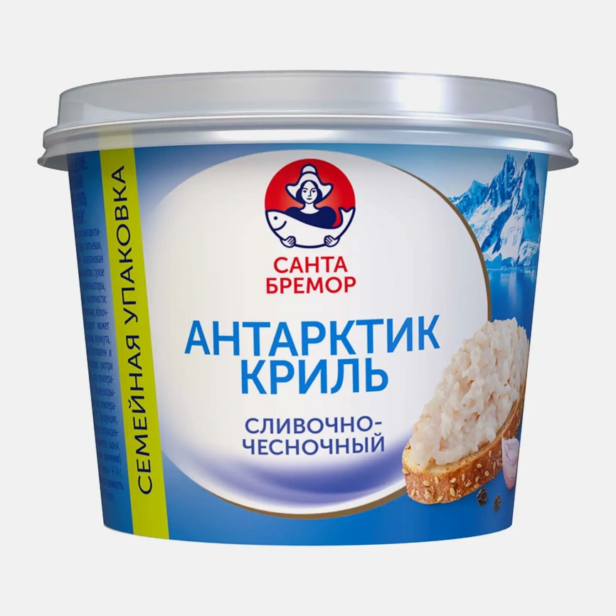 Паста Антарктик Криль сливочно-чесночная Санта Бремор 230г фото 3