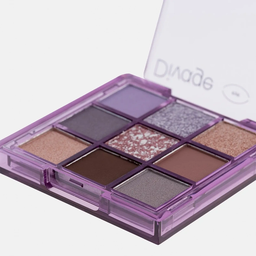 Палетка теней для век Easy Nude Plum Divage фото 4