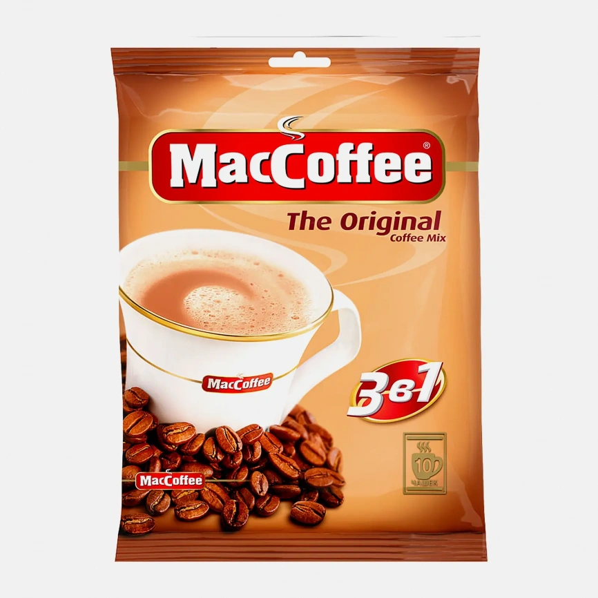 Напиток кофейный MacCoffee Original 3в1 10пак*20г фото 1