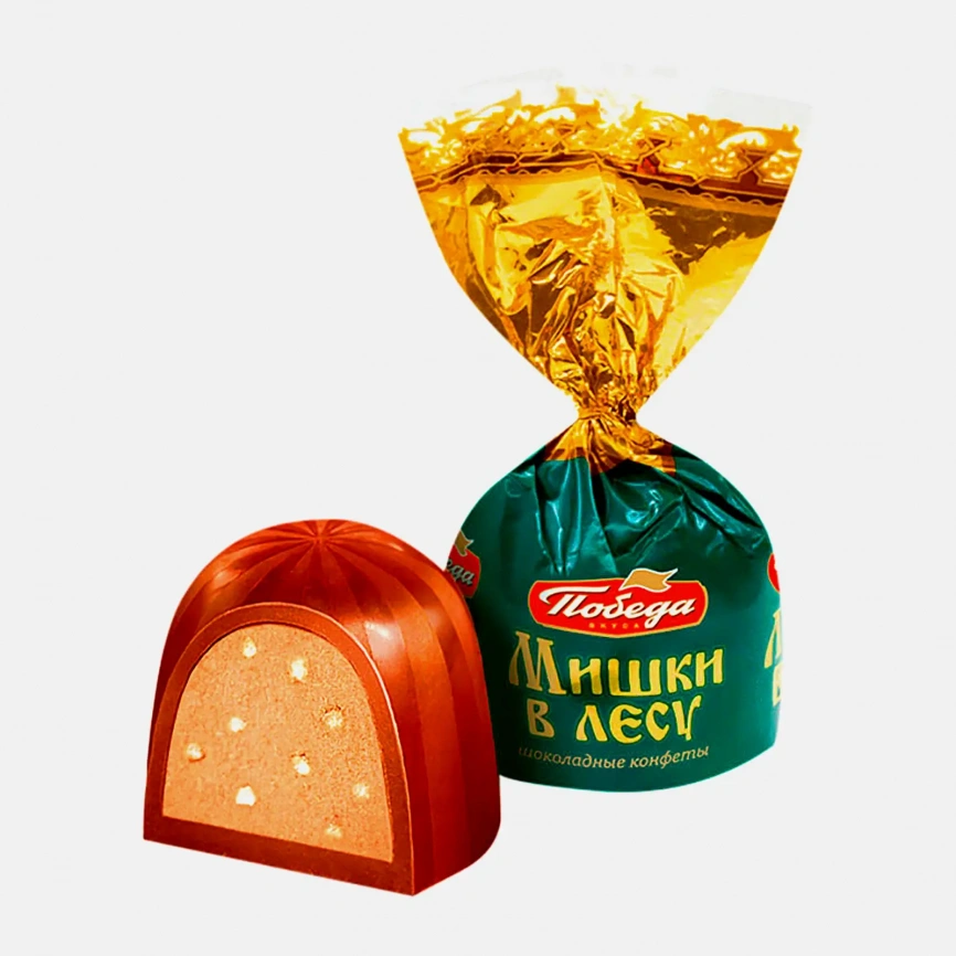 Конфеты Победа вкуса шоколадные Мишки в лесу фото 1