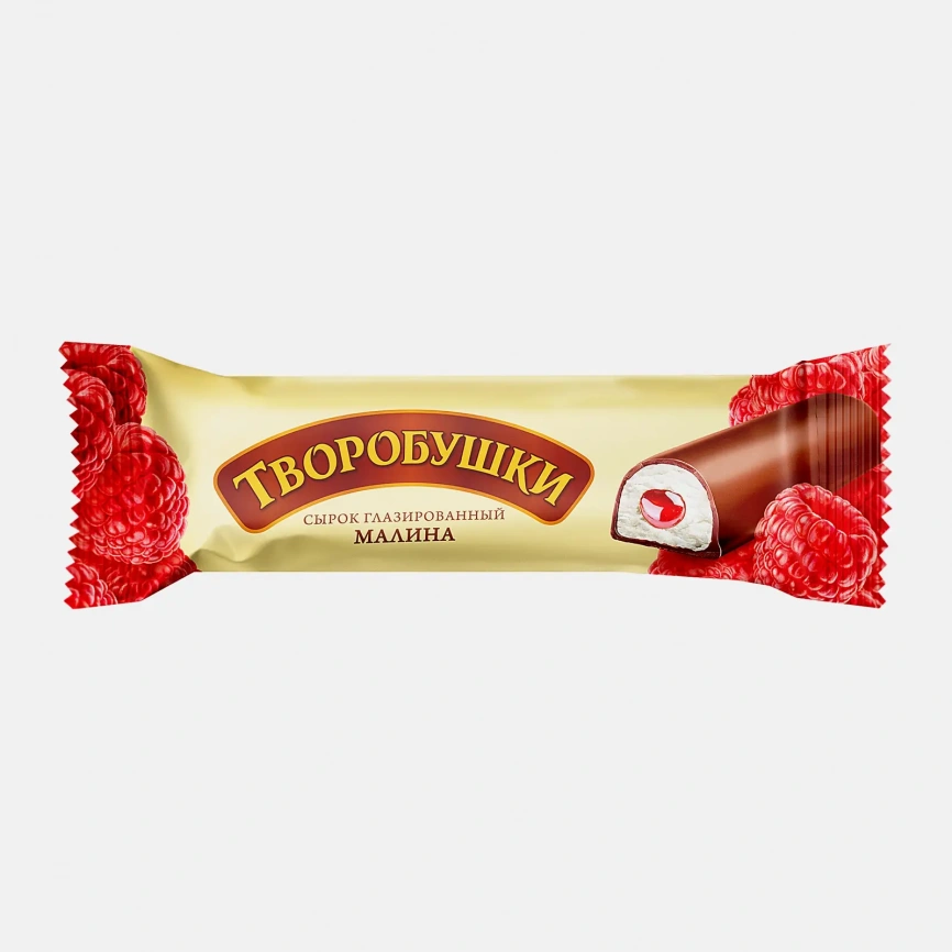 Сырок творожный глазированный Творобушки Клубника 20% 40г фото 1
