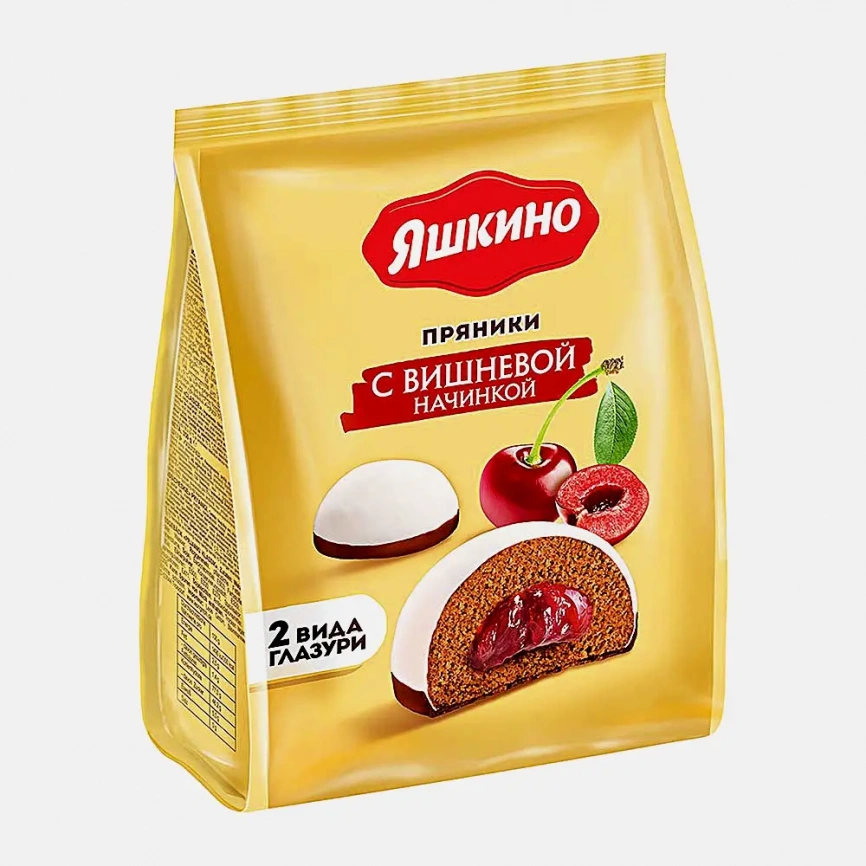 Пряники Яшкино с вишневой начинкой 350г фото 2