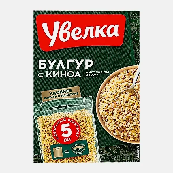 Смесь Увелка булгур с киноа 400г фото 1