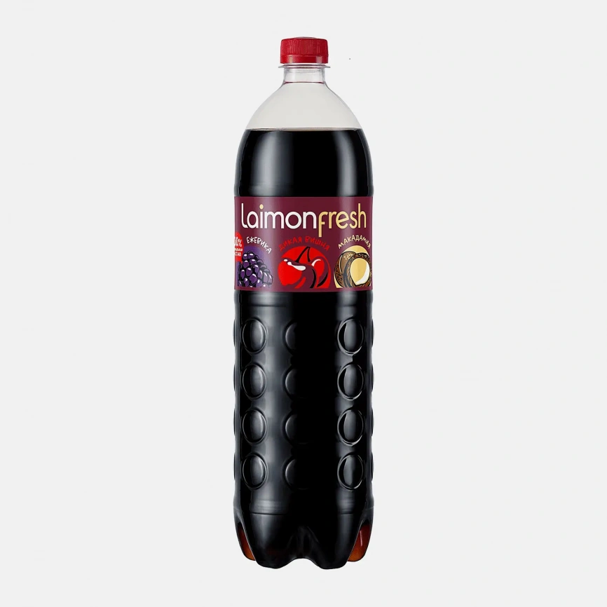Напиток газированный дикая вишня ежевика и макадамия Laimon Fresh 1.3л фото 1