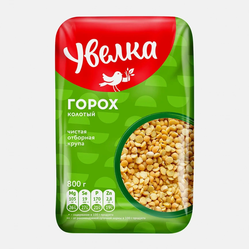 Горох Увелка колотый 800г фото 2
