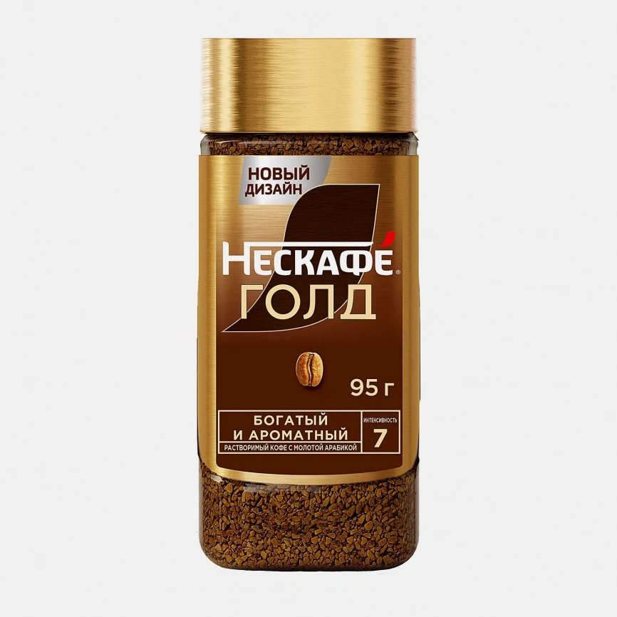 Кофе растворимый Нескафеголд 95г фото 1