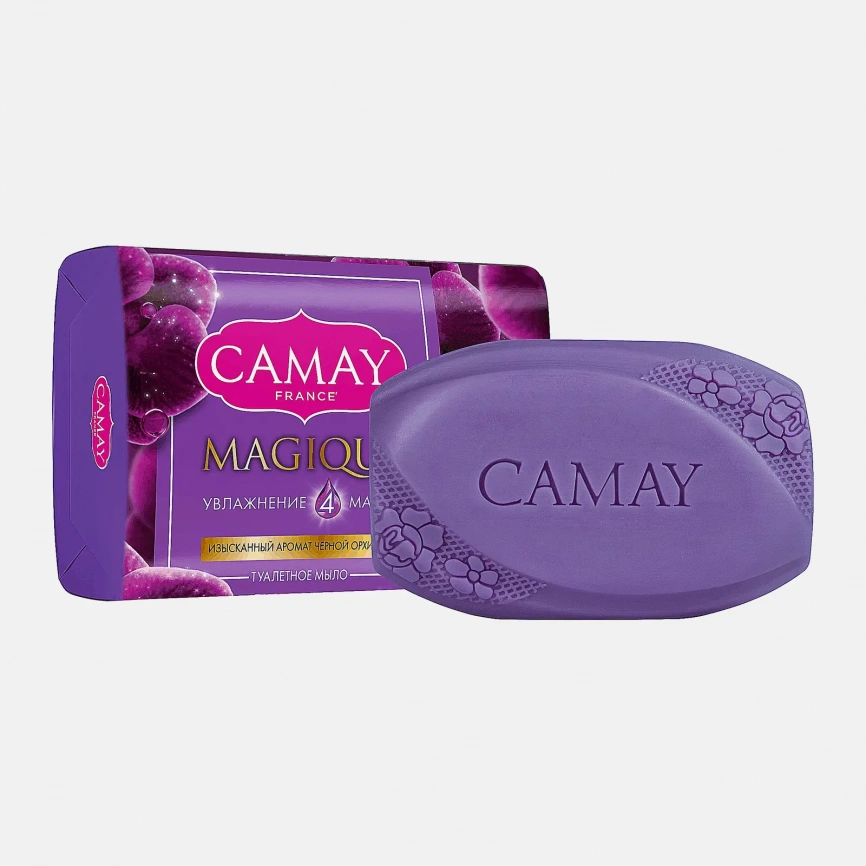 Туалетное мыло Camay Магическое заклинание Черная орхидея и пачули 85г фото 3