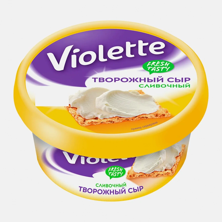 Сыр творожный Violette сливочный 70% 140г фото 1