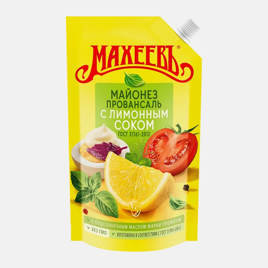 Майонез Махеевъ Провансаль с лимонным соком 67% 380г фото 1