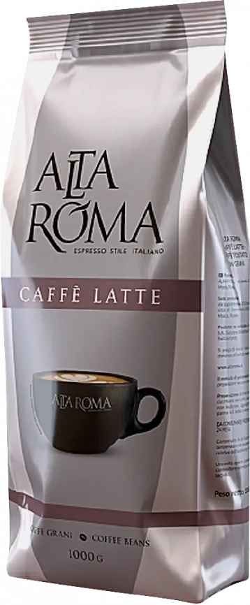 Кофе в зернах Alta roma Caffe Latte 1кг фото 1