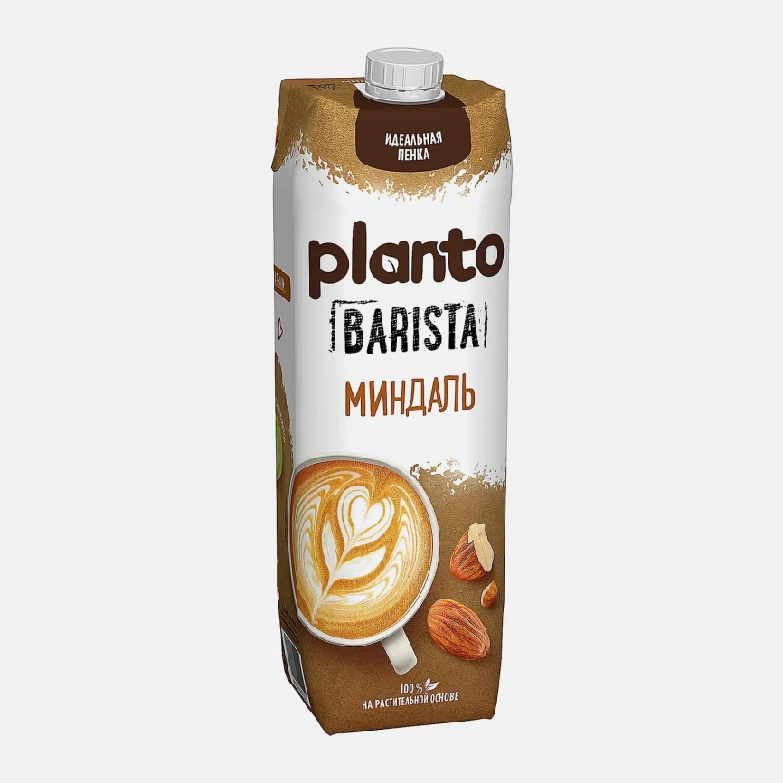 Напиток растительный миндальный Planto Barista 1.2% 1л фото 1