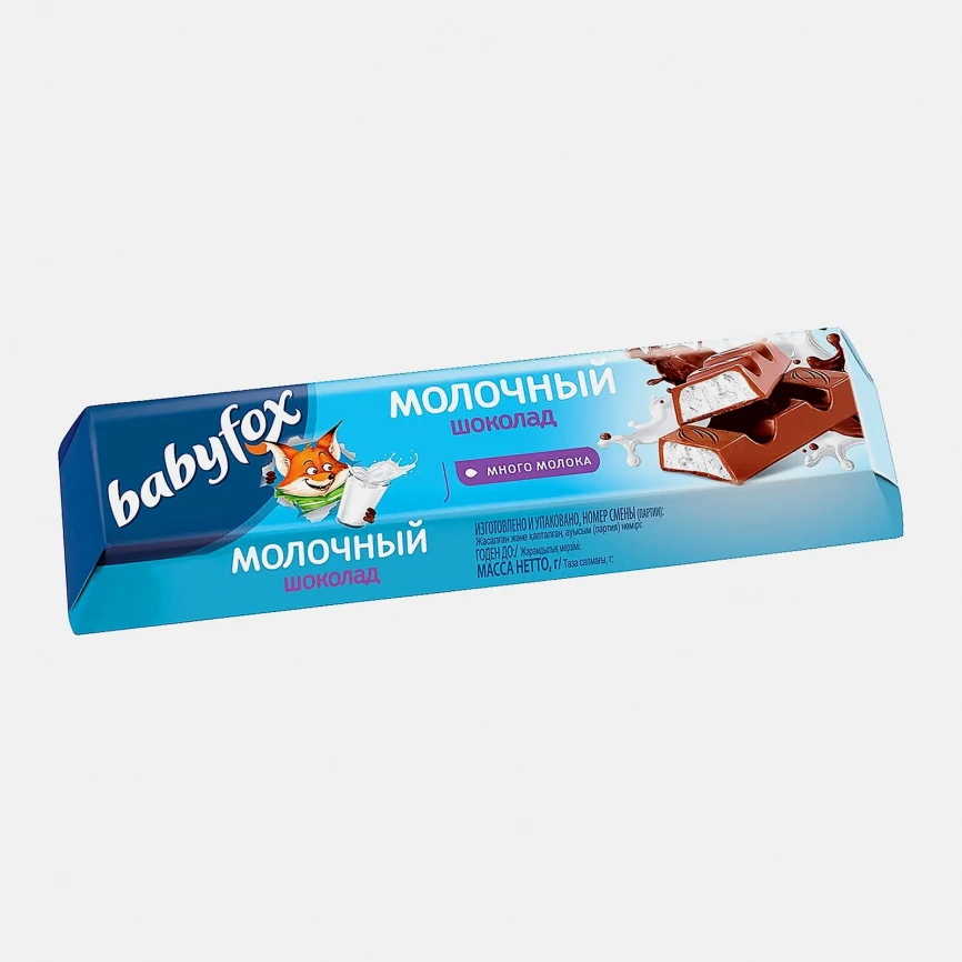 Молочный шоколад с молочной начинкой Babyfox 45г фото 1