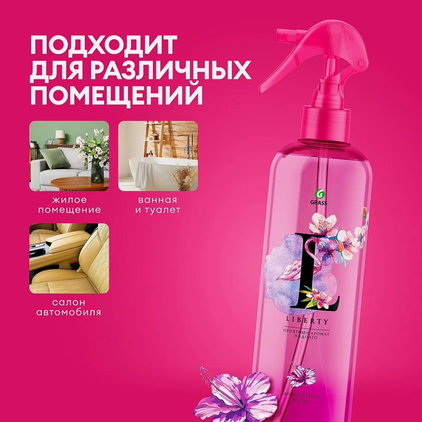 Жидкий освежитель воздуха Grass Liberty 400мл фото 3