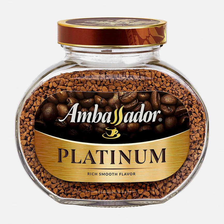 Кофе растворимый Ambassador Platinum 190г фото 1