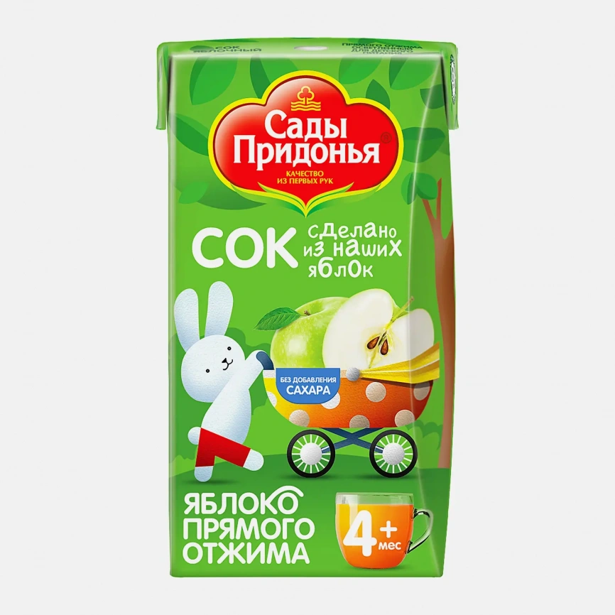 Сок Сады Придонья Яблоко прямого отжима 125мл фото 1