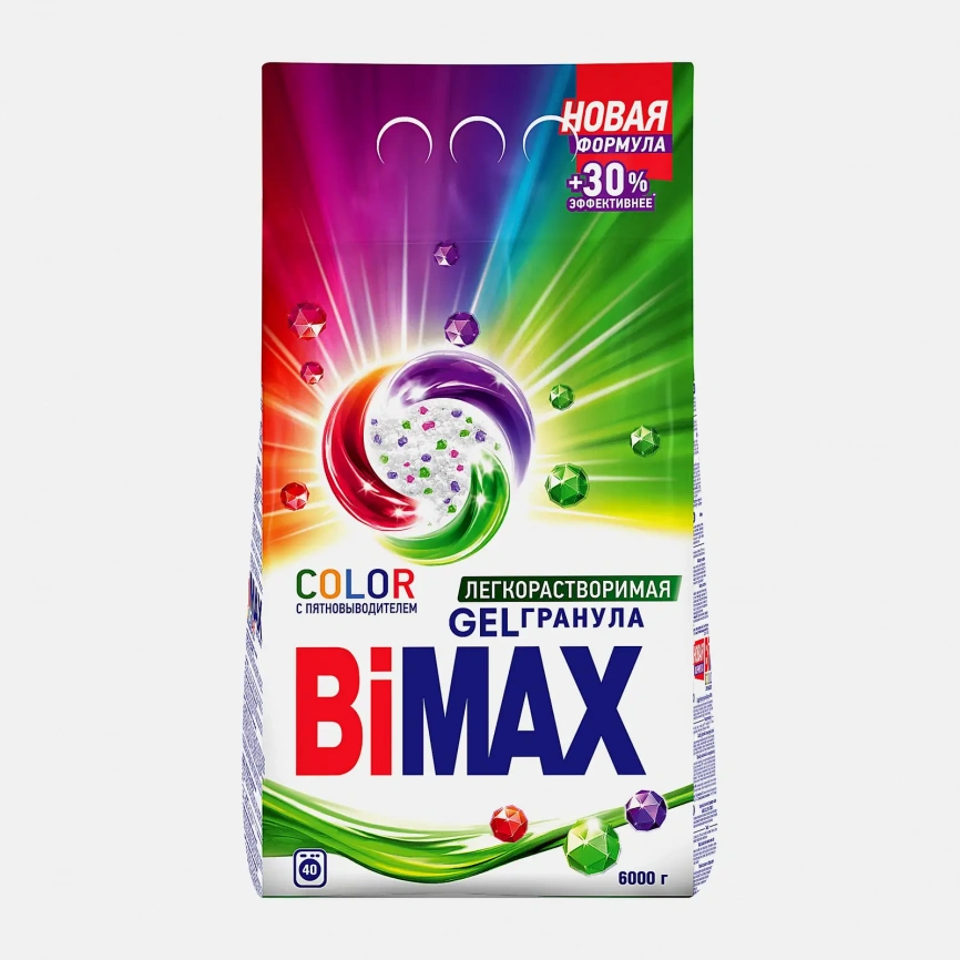 Стиральный порошок Bimax Color автомат 6кг фото 1