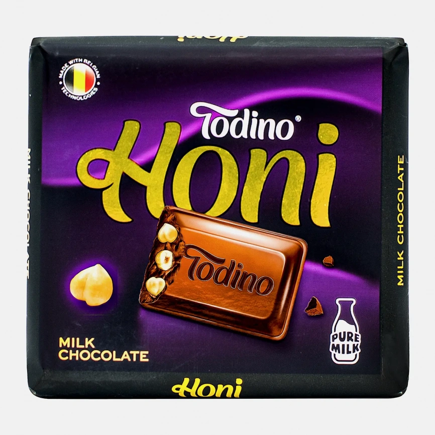 Шоколад молочный с фундуком Honi 60г фото 1