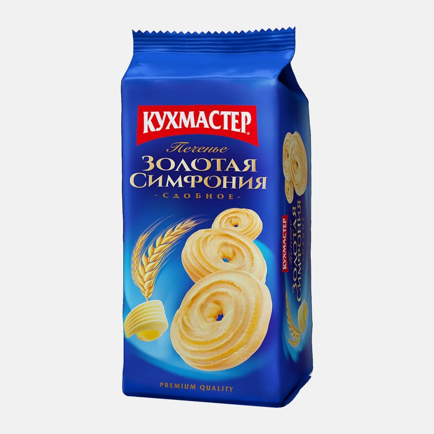 Печенье Золотая симфония сдобное Кухмастер 150г фото 2