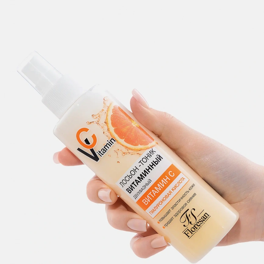 Лосьон-тоник Floresan Vitamin C витаминный 200мл фото 2