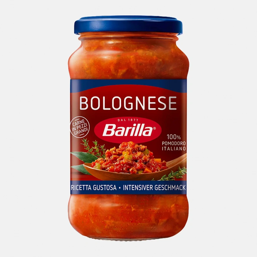 Томатный соус Болоньезе с говядиной и свининой Barilla 400г фото 1