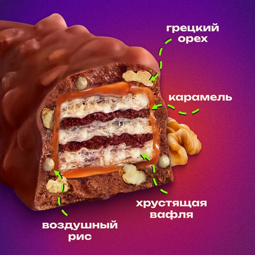 Шоколадный батончик Picnic 52г фото 5