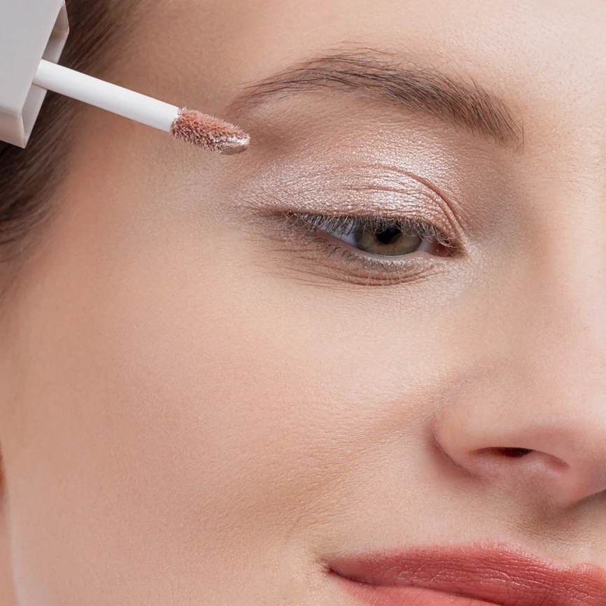Жидкие тени для век сияющие тон 02 Mixit Make Up фото 5