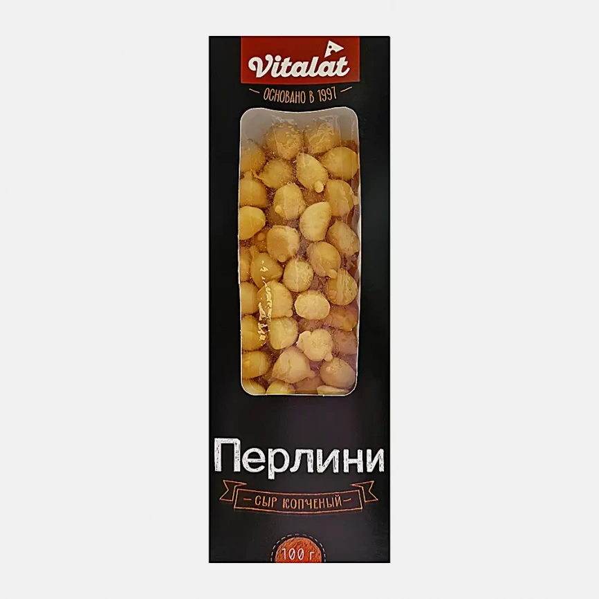 Сыр Vitalat Perlini копченый 40% 100г фото 1