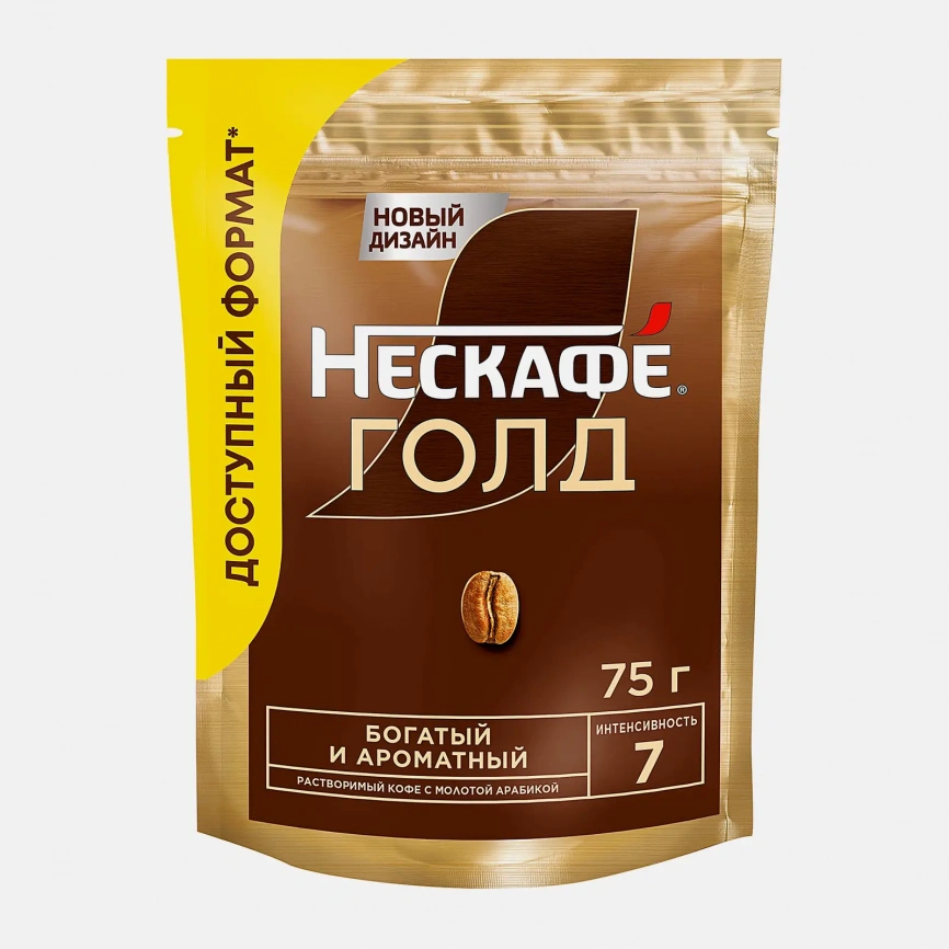 Кофе растворимый Нескафеголд 75г фото 1
