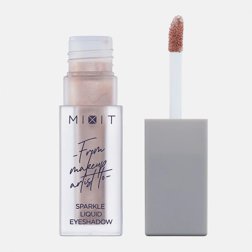 Жидкие тени для век сияющие тон 02 Mixit Make Up фото 1