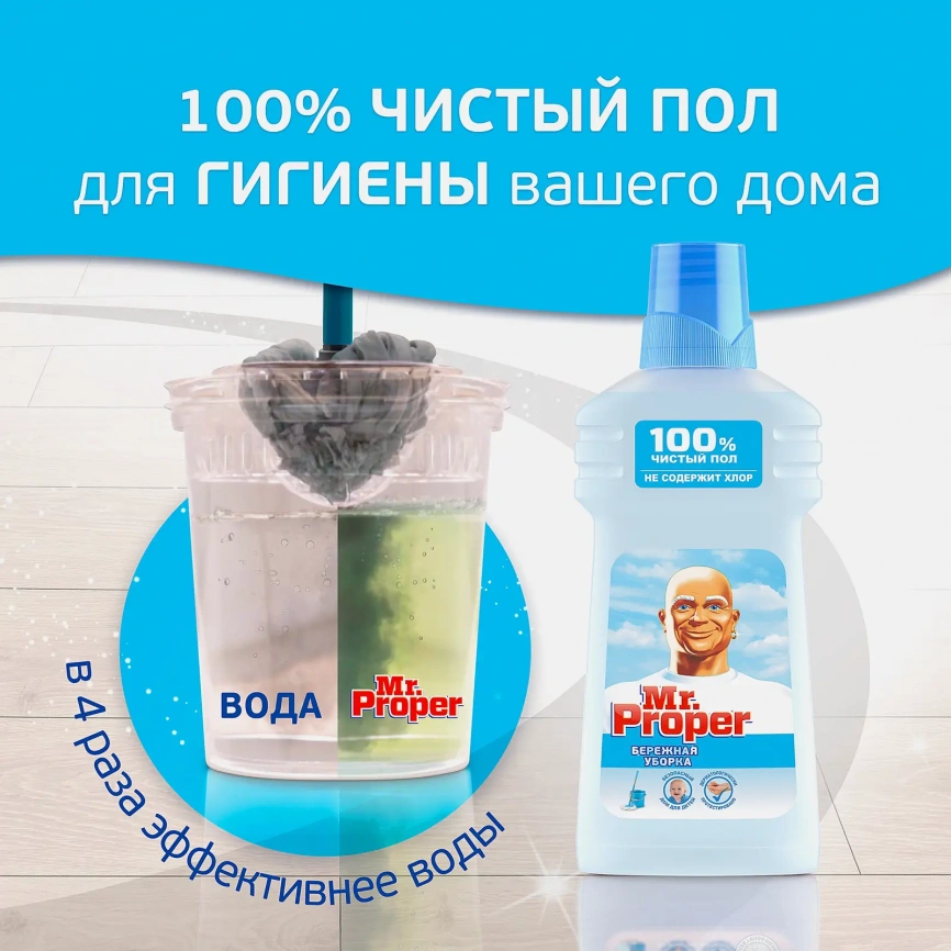 Моющая жидкость для полов и стен Mr.Proper 500мл в ассортименте фото 3