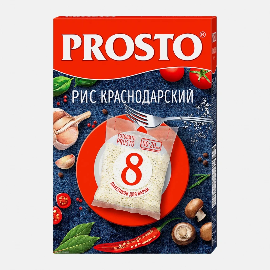 Рис Prosto Краснодарский круглозерный 8пак*62.5г фото 2