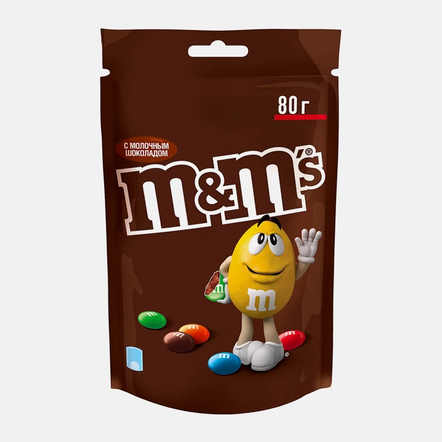 Драже c молочным шоколадом M&M's 80г фото 4
