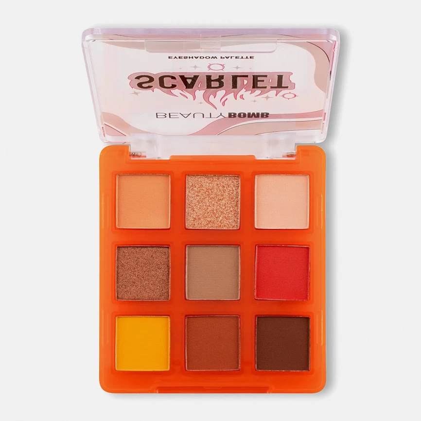 Палетка теней для век Scarlet тон 01 Beauty Bomb фото 2
