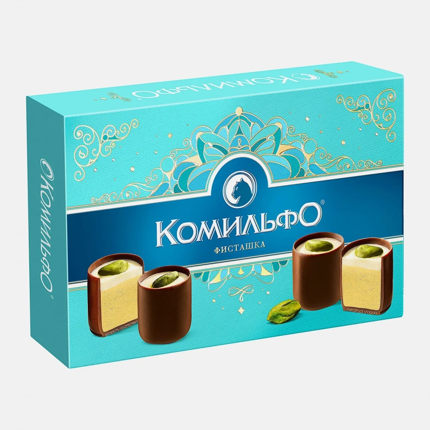Конфеты шоколадные Фисташка Комильфо 116г фото 3