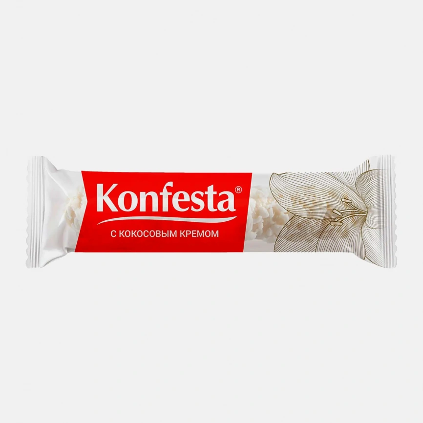 Конфеты Konfesta с кокосовой начинкой глазированные фото 1