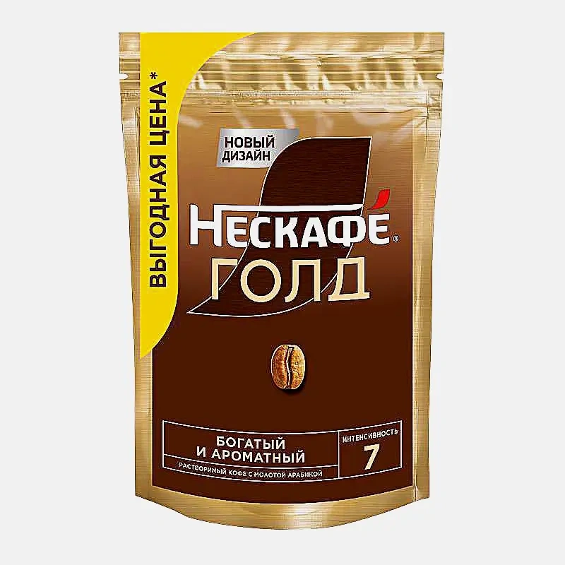 Кофе растворимый Нескафеголд 220г фото 1