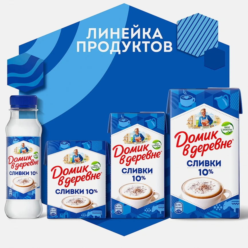 Молоко для капучино Домик в деревне 3.2% 950г фото 2