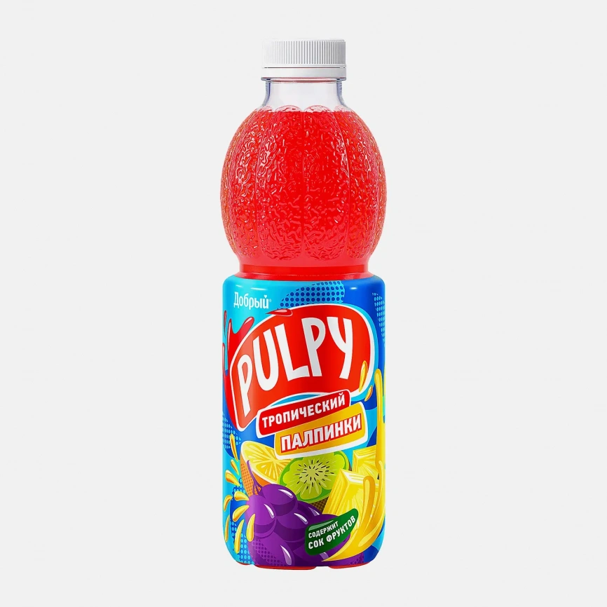 Напиток сокосодержащий Добрый Pulpy Тропический с мякотью 900мл фото 8