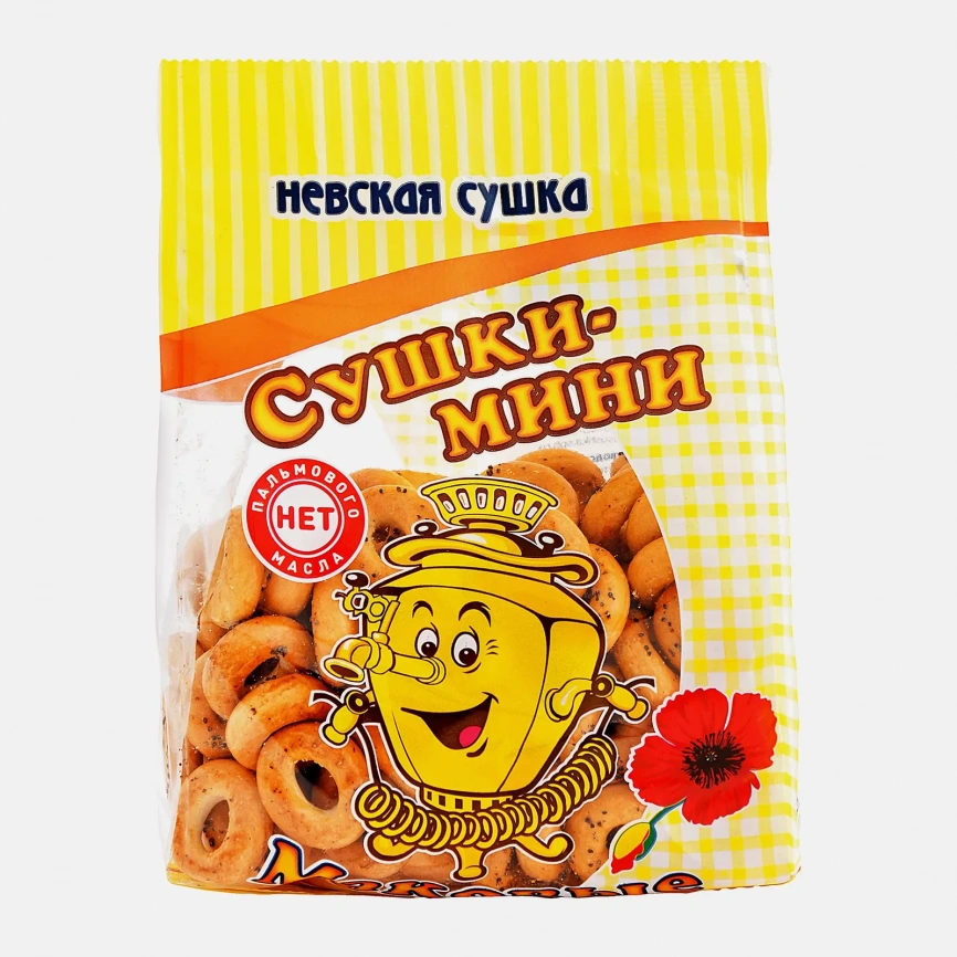 Сушки-мини Маковые Невская сушка 200г фото 1