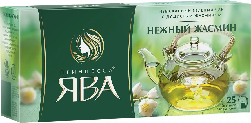 Чай зеленый Принцесса Ява с ароматом жасмина 25пак фото 4