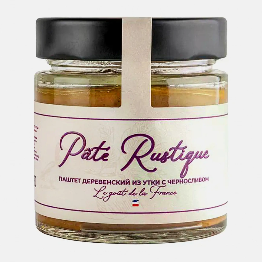 Паштет деревенский из утки с черносливом Pate Rustigue 160г фото 1